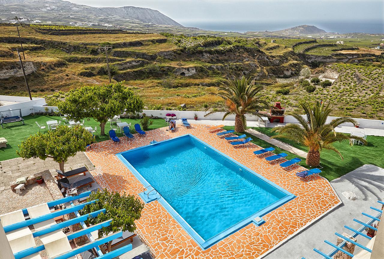 Zorbas Hotel Santorini Pýrgos Buitenkant foto
